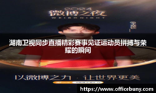 湖南卫视同步直播精彩赛事见证运动员拼搏与荣耀的瞬间